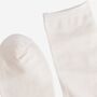 Womens Bamboo Socks Plain White, thumbnail 4 of 5