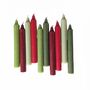 Christmas Dinner Candles | Pack Of Ten Mixed, thumbnail 2 of 12