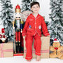 Personalised Christmas Gingerbread Boy's Pyjama, thumbnail 1 of 2