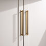 Brass Antique Gold Hexagonal Handles With Backplate, thumbnail 3 of 3