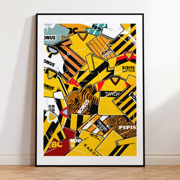Football Shirt Mash Up Poster, 10 of 12