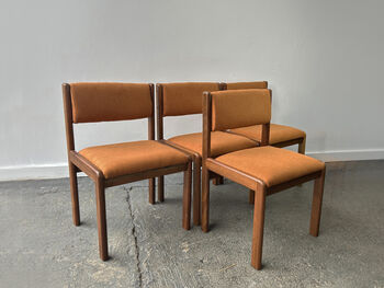 Mid Century Reupholstered Dining Chairs By G Plan, 7 of 12