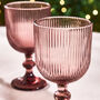 Set Of Four Luxury Rouge Wine Glasses, thumbnail 4 of 6