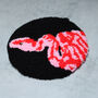 Pink And Red Snake Punch Needle Wall Art Hang, thumbnail 2 of 3