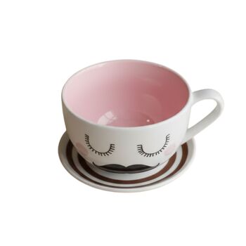 Large Character Tea Cup And Saucer, 2 of 4