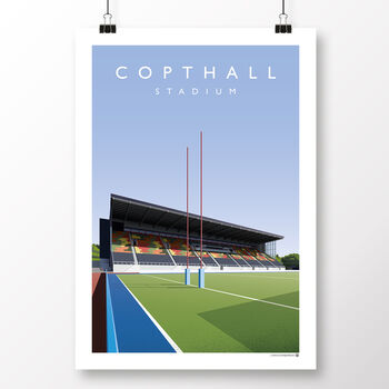 Copthall / Stonex Stadium Saracens Rugby Poster, 2 of 9