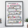 75th Birthday Personalised Print The Road To 75, thumbnail 2 of 11