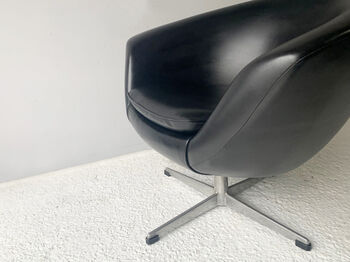 Mid Century 60's Swivel Chair By Overman, 6 of 8