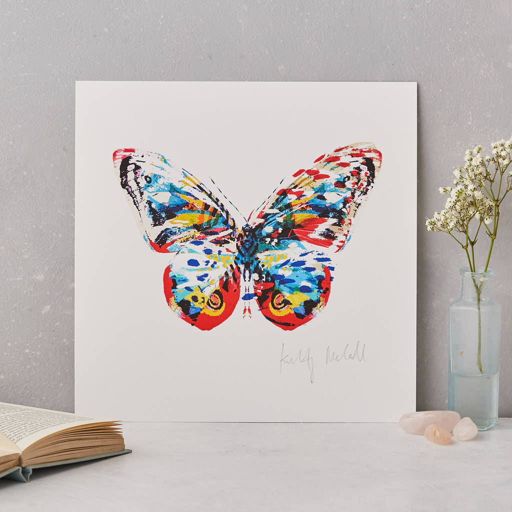 tropical butterfly fine art print by kitty mccall