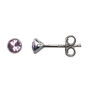Sterling Silver 925 Swarovski Crystal Any Birthstone Ear Stud Earrings, thumbnail 6 of 9