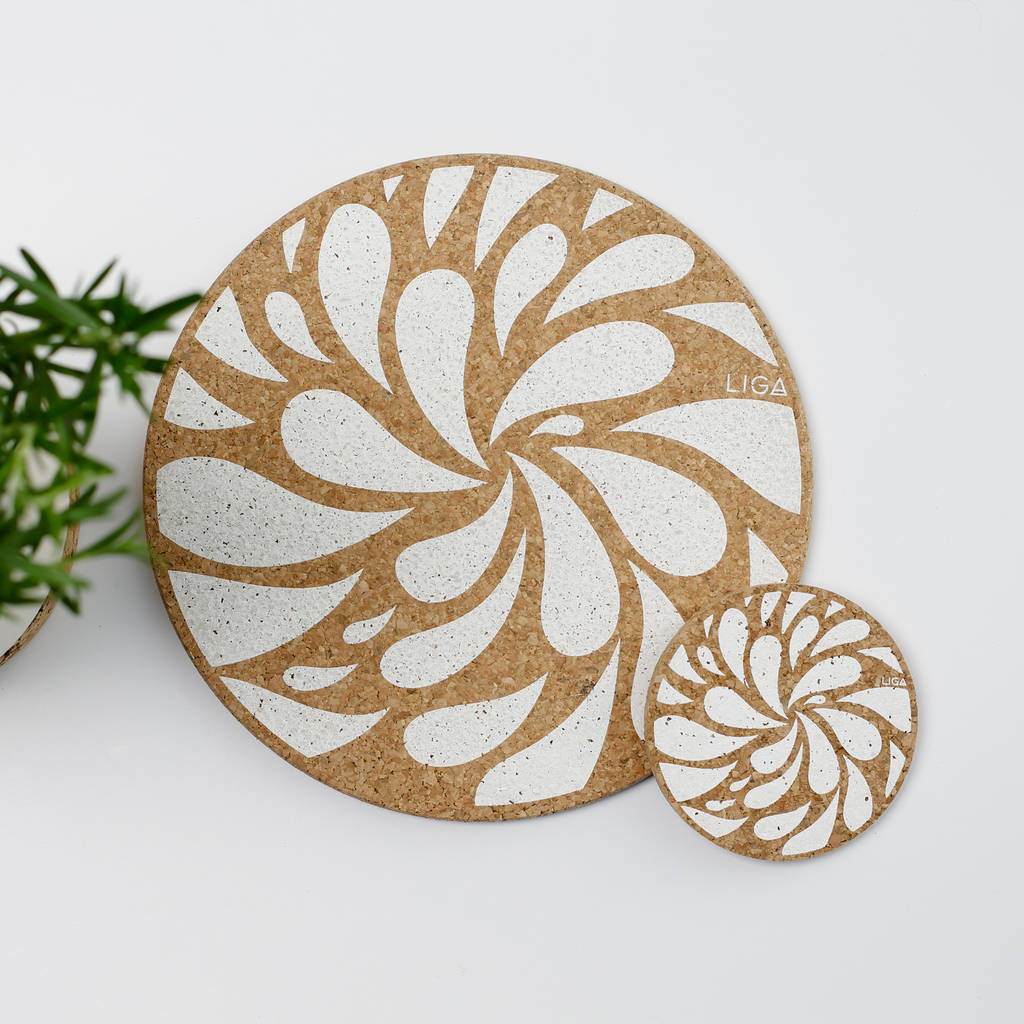 Splash Cork Mats By Liga Notonthehighstreet Com   Original Splash Cork Mats 