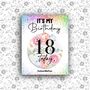 Personalised Floral Birthday Badge, thumbnail 2 of 3