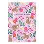 Birthday Wishes Tabby Cat Patterned Card, thumbnail 3 of 4
