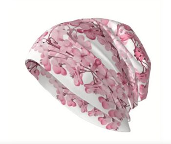 Soft Chemo Headwear Beanie Hat Bandana Cherry Blossom, 4 of 5
