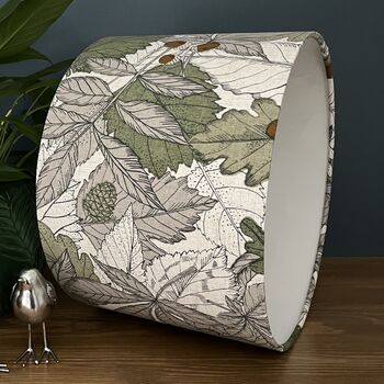 Mercia Apple And Spice Woodland Drum Lampshades, 5 of 9