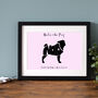 Personalised Pug Print, thumbnail 1 of 2