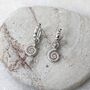 The Ammonite Earrings, Silver, thumbnail 1 of 6