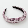 Fable Rambling Rose Headband Burgundy, thumbnail 1 of 2