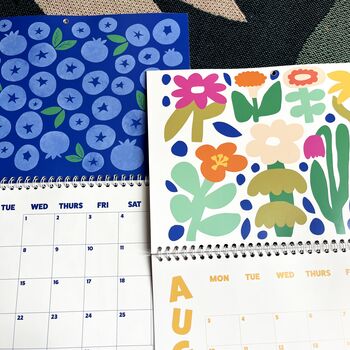 2026 Colourful Illustrated Wall Calendar, 3 of 12