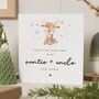 First Christmas As Auntie And Uncle Card, thumbnail 1 of 7