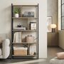 Five Tier Bookshelf Large Storage Shelf Bookcase, thumbnail 1 of 12