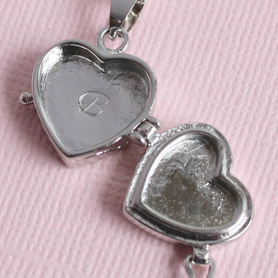 personalised something blue locket charm by joy by corrine smith