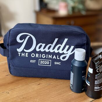 Personalised Daddy The Original Washbag, 2 of 3