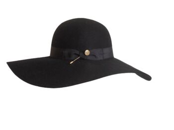 Black Wide Brimmed Hat, 2 of 2