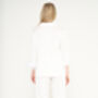 Luxury White Feather Silky Pyjama Set, thumbnail 7 of 9