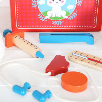 Personalised Vet Play Set With Rabbit Soft Toy, 4 of 7