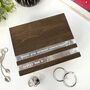 Personalised Wooden Anniversary Cufflink/Trinket Box, thumbnail 2 of 11