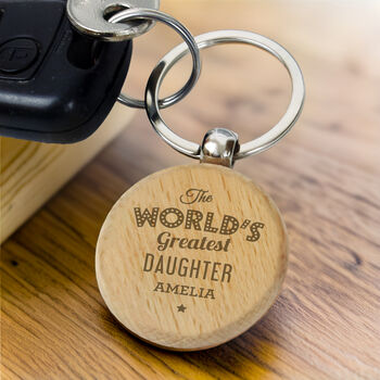 The World's Greatest Wooden Keyring, 4 of 6