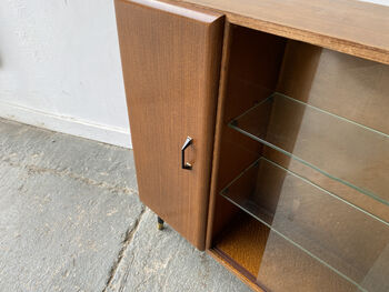 Mid Century Bookcase With Glass Doors By Turnidge, 9 of 12