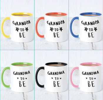 Grandparents To Be 'Grandma / Grandad To Be' Mug Set, 2 of 10