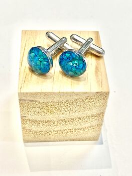 Turquoise Cufflinks, 3 of 4