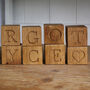 Personalised Wooden Baby Name Blocks| Six Blocks Minimum, thumbnail 10 of 12