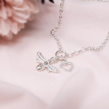 Sterling Silver Bee Bracelet, 3 of 4