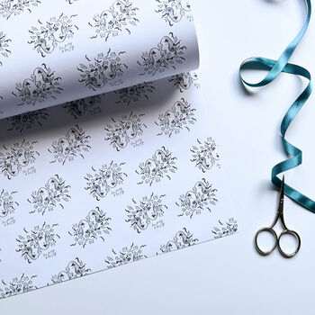 The Holly And The Ivy Christmas Gift Wrapping Paper, 2 of 5