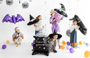 Witch's Cauldron Halloween Foil Balloon, 3 of 3