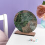 Personalised Round Tropical Earring Stand, thumbnail 2 of 8