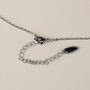 Crystal Bow And Pearl Pendant Necklace, thumbnail 3 of 3