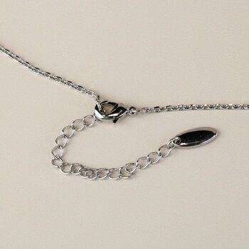 Crystal Bow And Pearl Pendant Necklace, 3 of 3