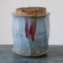 Hand Thrown Jar With Cork Lid, thumbnail 2 of 10