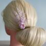 Lilac Flower Wedding Hair Pin, thumbnail 1 of 3