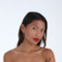 Sol Star Loop Earrings, thumbnail 2 of 3