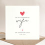Valentine's Day Card: Red Polkadot Heart Design, thumbnail 1 of 5