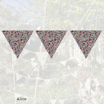 Handmade Floral Fabric Bunting, 5 of 11