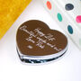 Personalised Name Heart Shaped Compact Mirror, thumbnail 2 of 8
