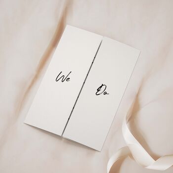 Modern, Simple Gatefold Wedding Invitations, 2 of 5