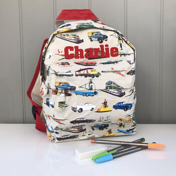 Little Girls Personalised Backpack, 3 of 12